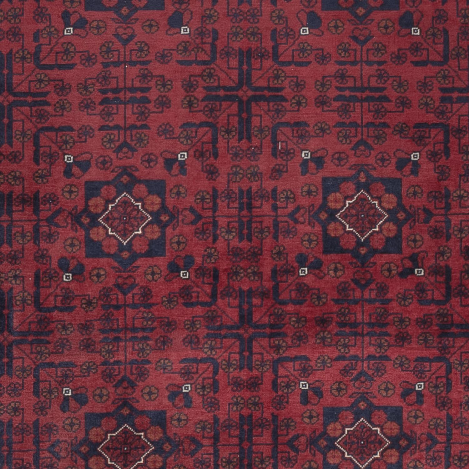 Afghan Rug - Royal - 299 x 199 cm - dark red