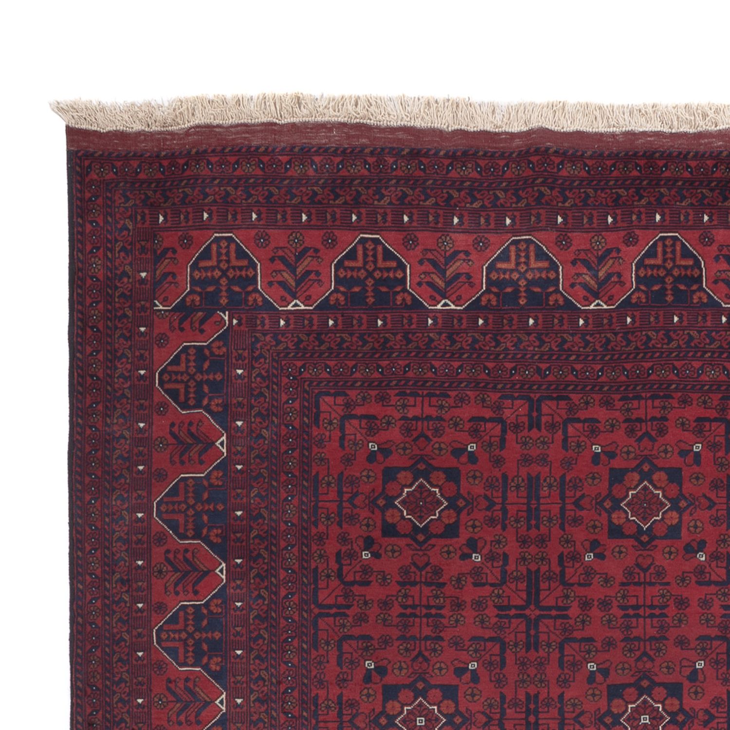 Afghan Rug - Royal - 299 x 199 cm - dark red