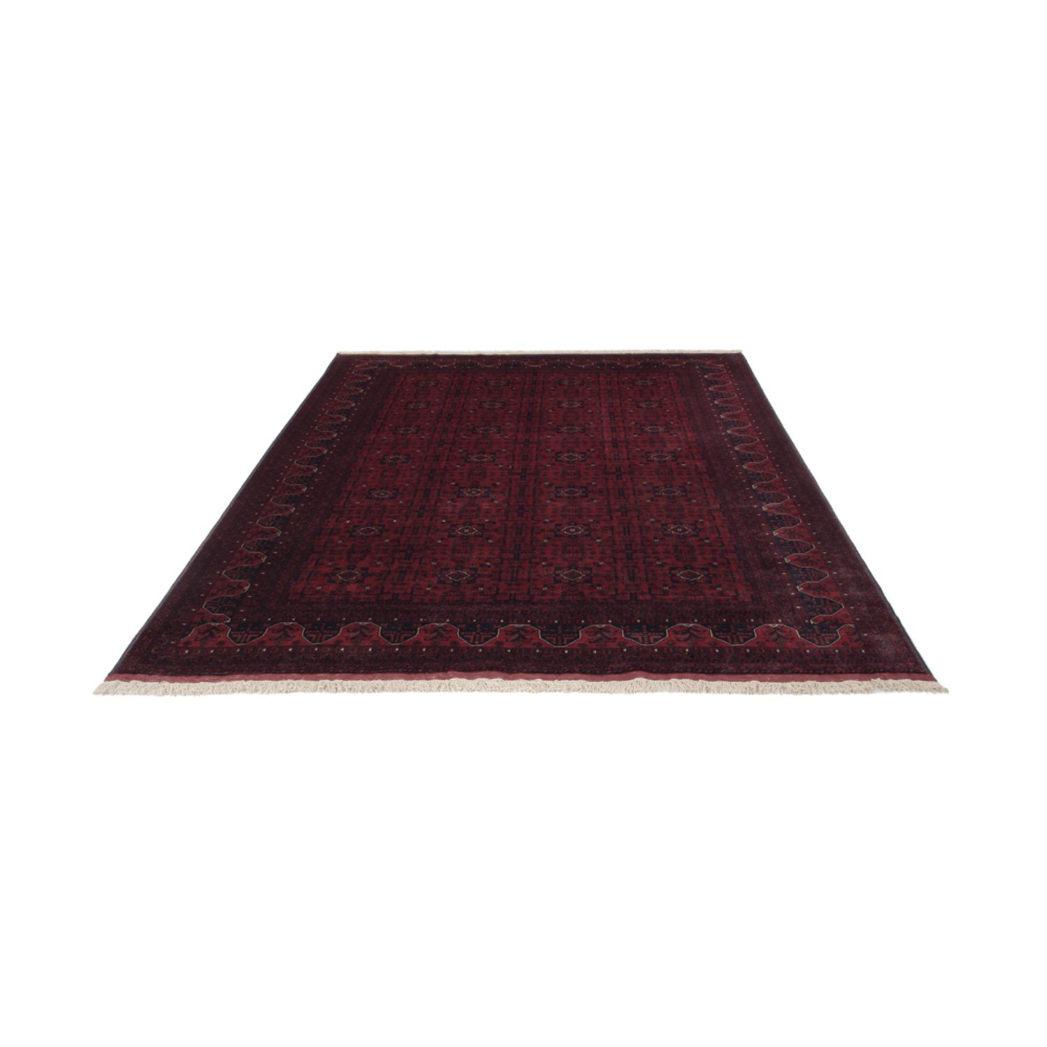 Afghan Rug - Royal - 299 x 199 cm - dark red