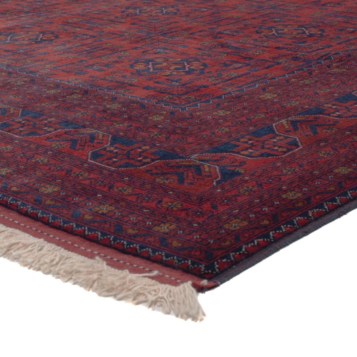Afghan Rug - Royal - 294 x 197 cm - dark red