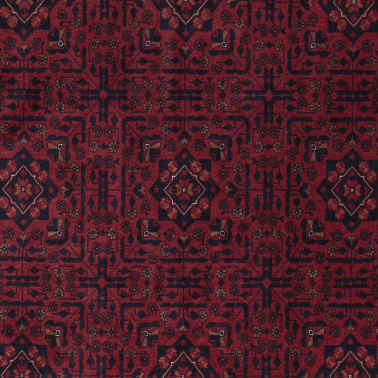 Afghan Rug - Royal - 303 x 201 cm - dark red