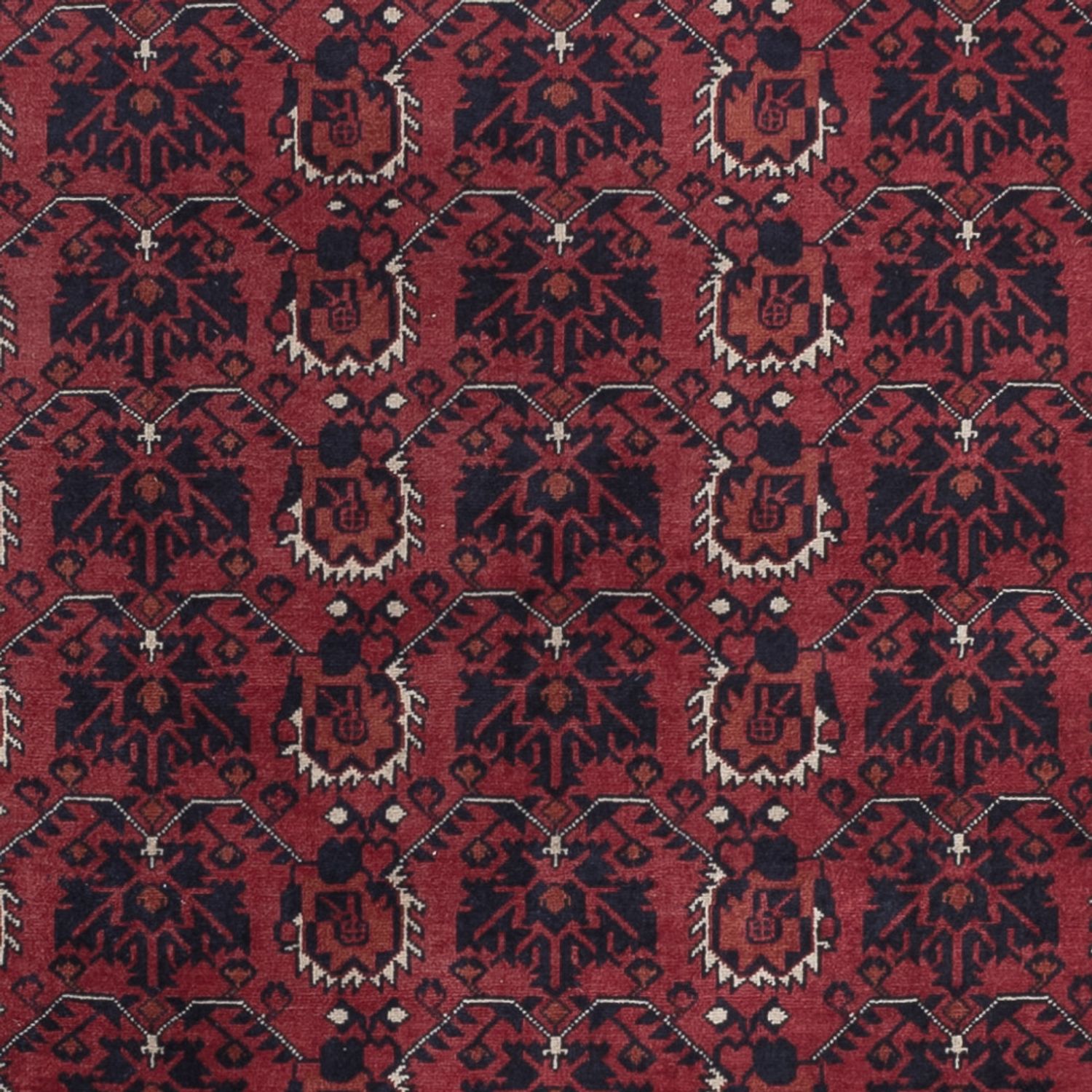 Afghan Rug - Royal - 303 x 194 cm - dark red