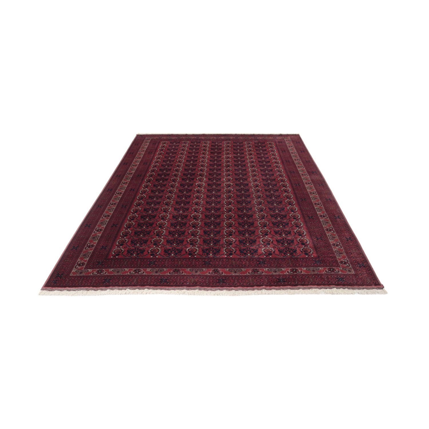 Afghan Rug - Royal - 303 x 194 cm - dark red