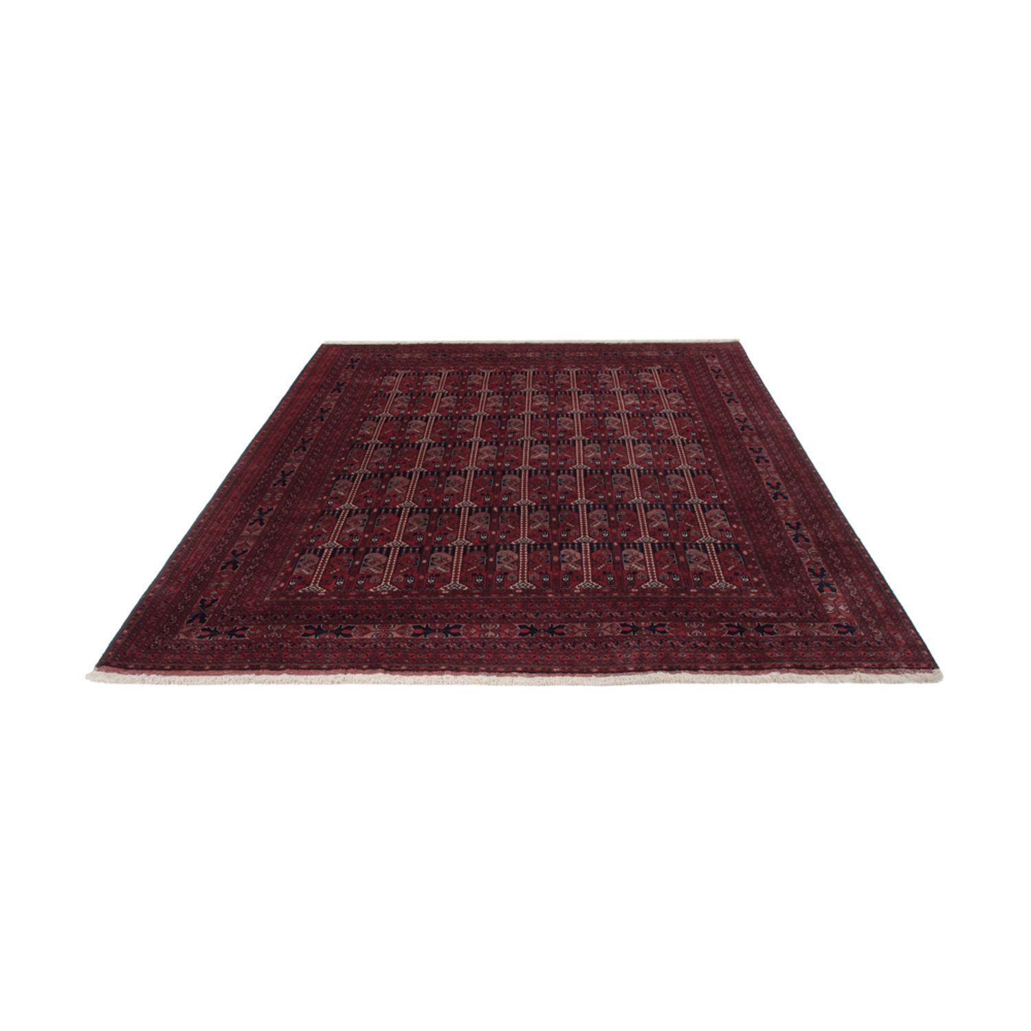 Afghan Rug - Royal - 294 x 199 cm - dark red