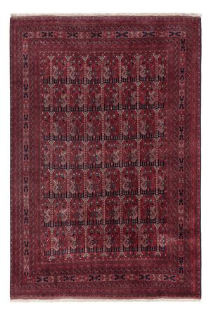 Afghan Rug - Royal - 294 x 199 cm - dark red