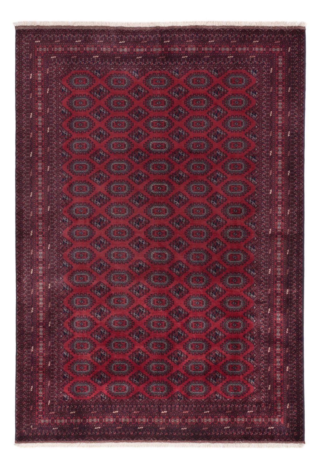 Afghan Rug - Royal - 296 x 200 cm - dark red