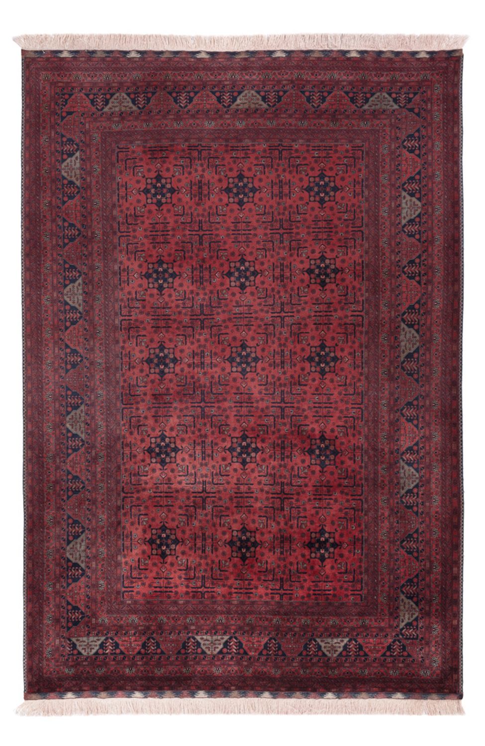 Afghan Rug - Royal - 299 x 198 cm - dark red