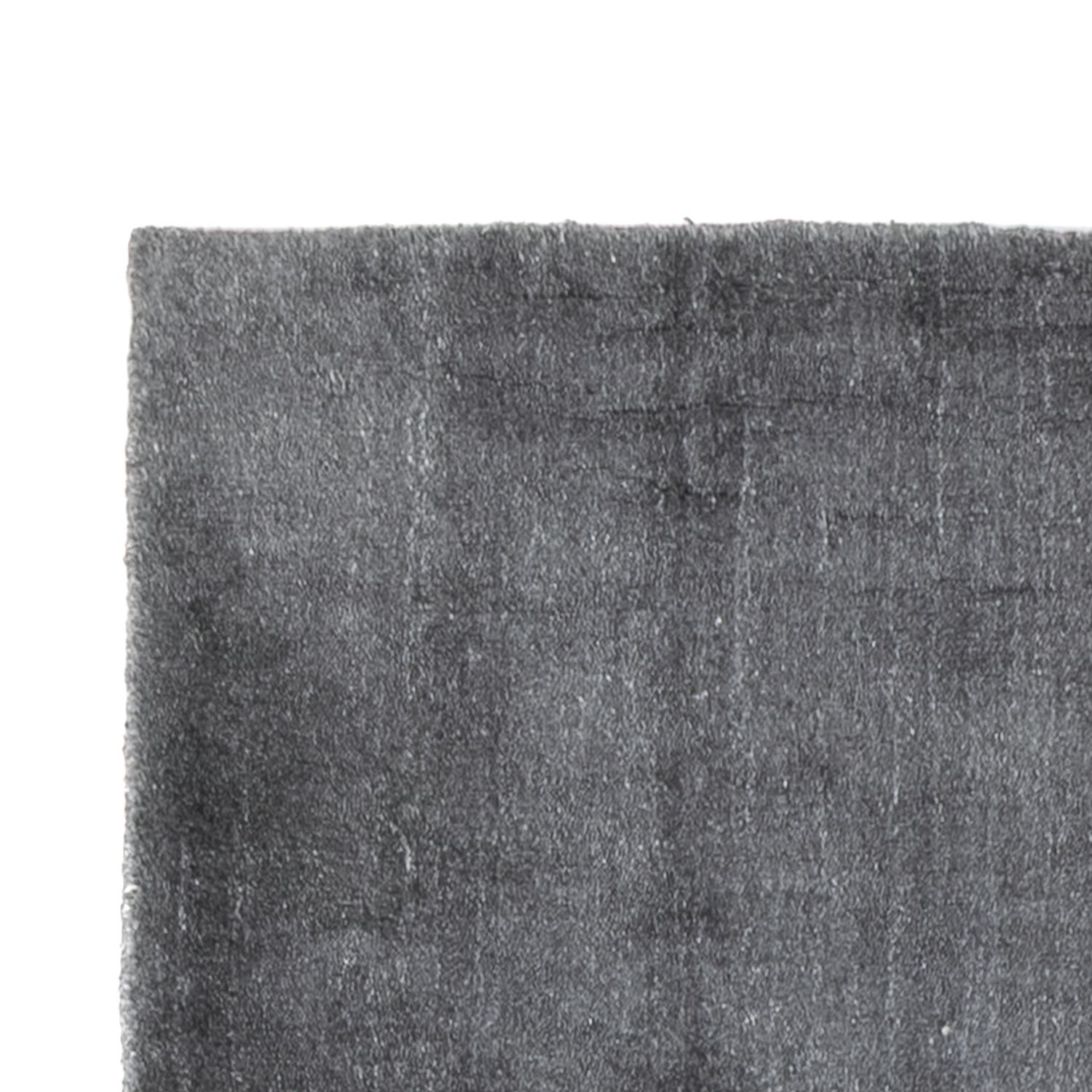 Runner Gabbeh Rug - Loribaft Softy - 300 x 94 cm - anthracite