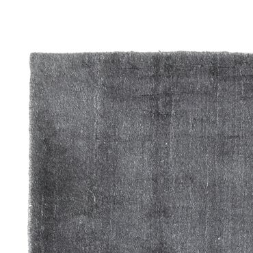 Runner Gabbeh Rug - Loribaft Softy - 300 x 94 cm - anthracite
