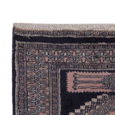 Runner Pakistani Rug - 270 x 77 cm - dark blue