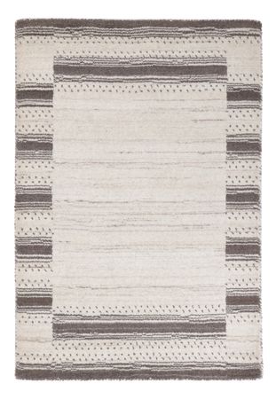 Gabbeh Rug - Loribaft Softy - 90 x 60 cm - natural white