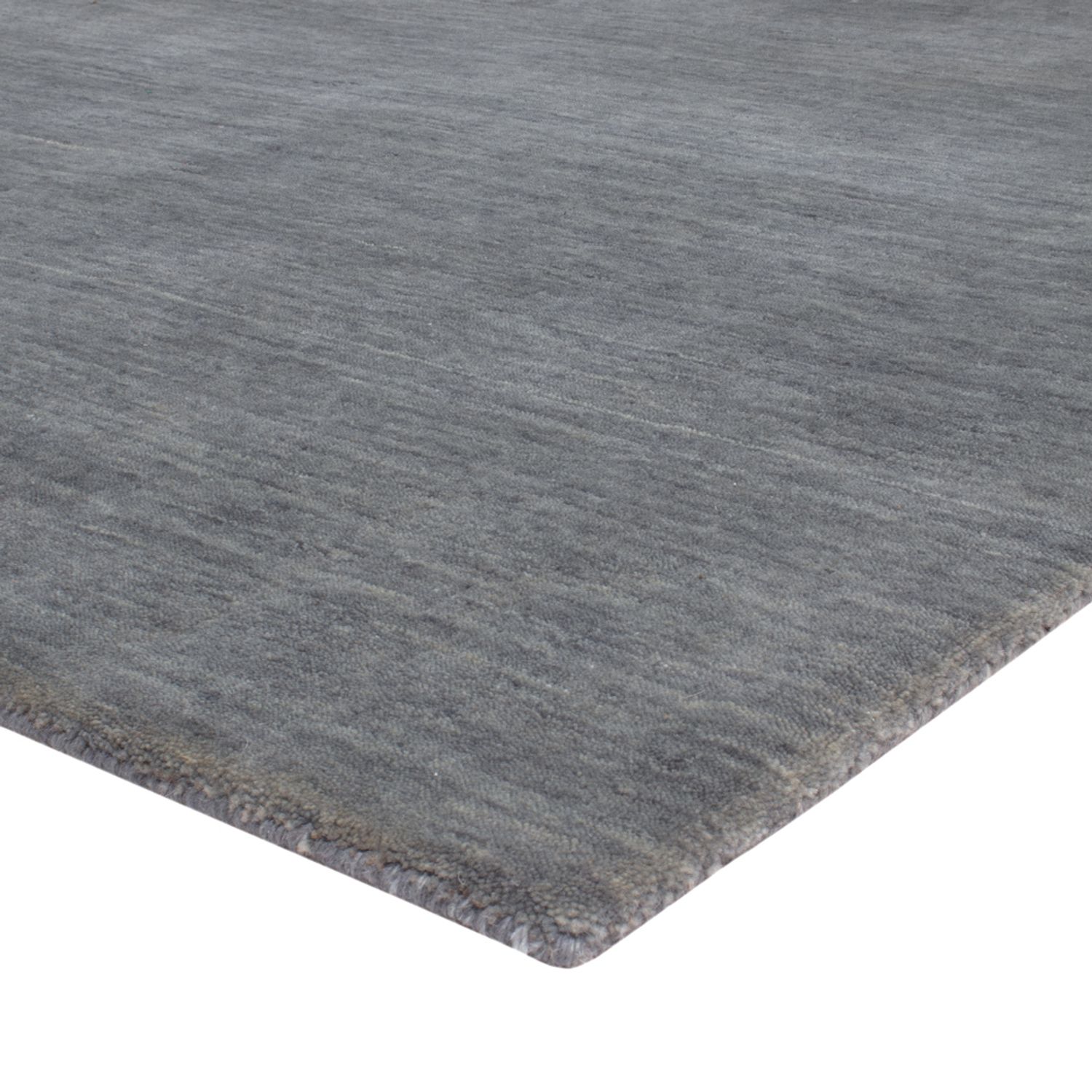 Gabbeh Rug - Loribaft Softy square  - 200 x 200 cm - grey