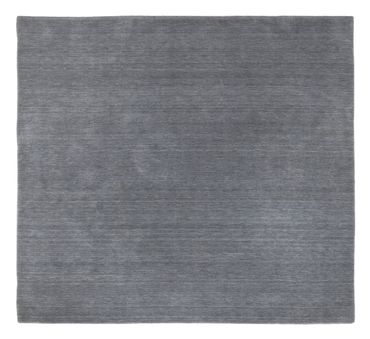 Gabbeh Rug - Loribaft Softy square  - 200 x 200 cm - grey