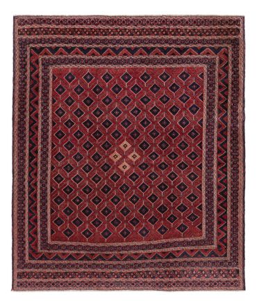 Kelim Rug - Oriental other shape  - 184 x 158 cm - dark red